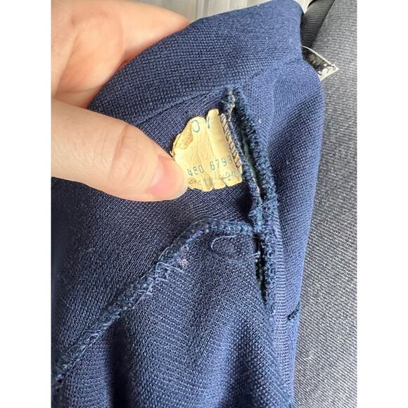 Butte knit Sailing Jacket knit 1950s navy white - Picture 9 of 10